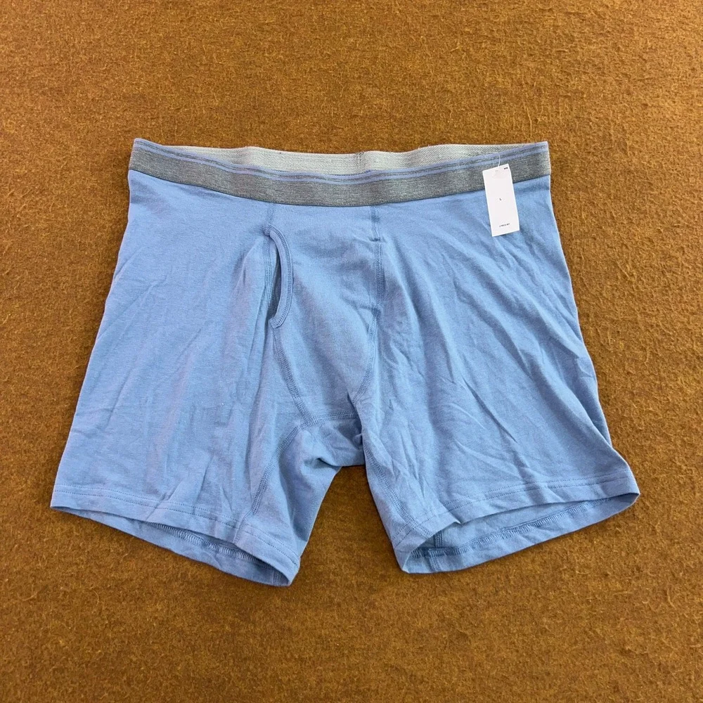 Old Navy Mens Large Multicolor 5 Pack Stretch Cotton Boxer Briefs NWT